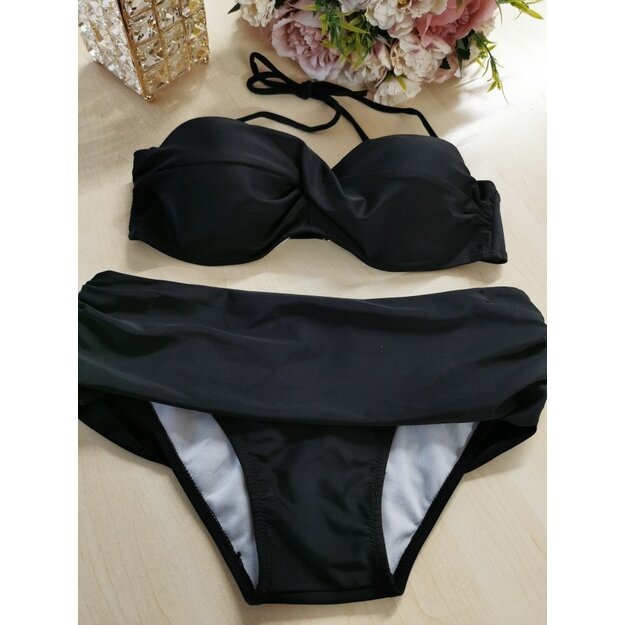 BLACK-black womens bikini