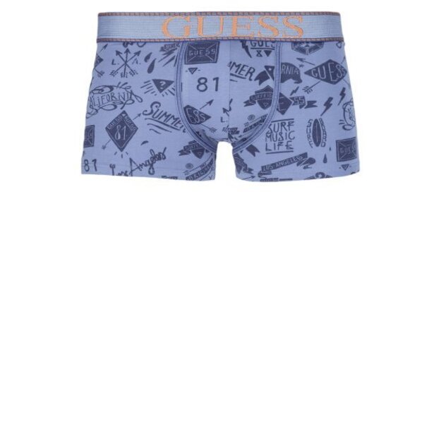 DARK BLUE TATTOO BOXER SHORTS  U62F2B