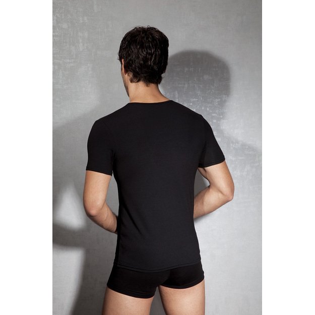 Doreanse 2820 Deep V neck T-shirt black