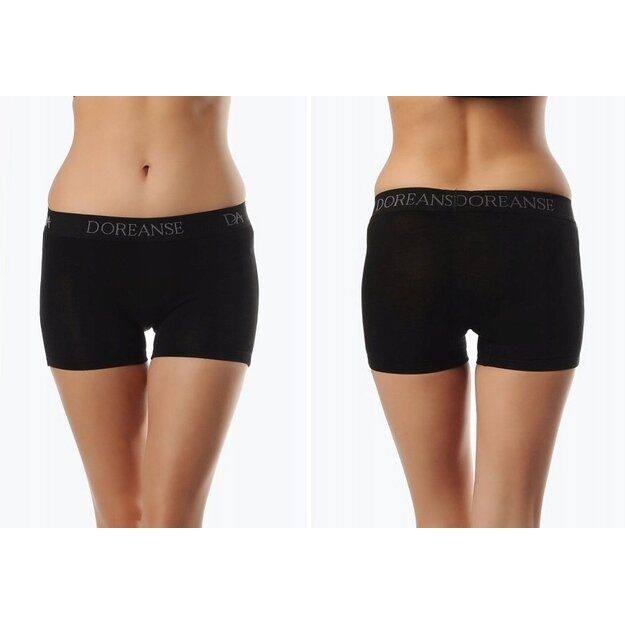  Doreanse black long women s shorts underwear