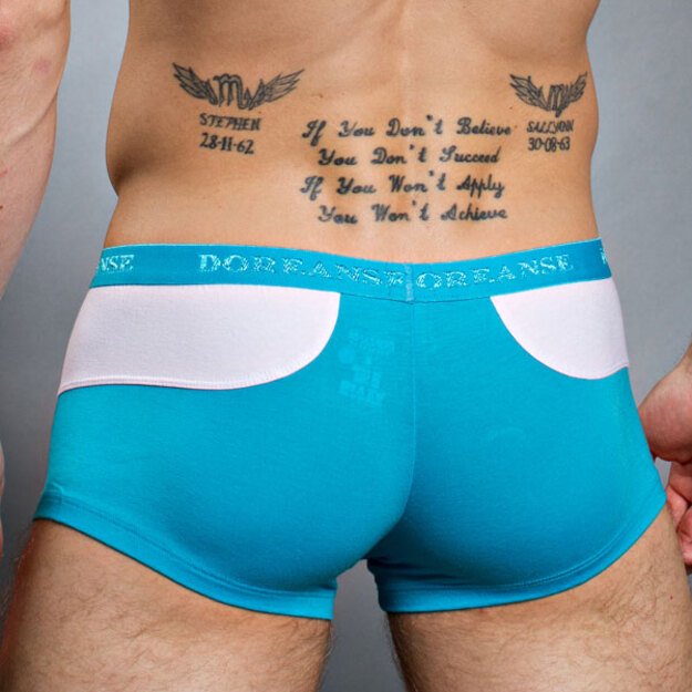 Doreanse Men s 1768 boxer brief turquoise