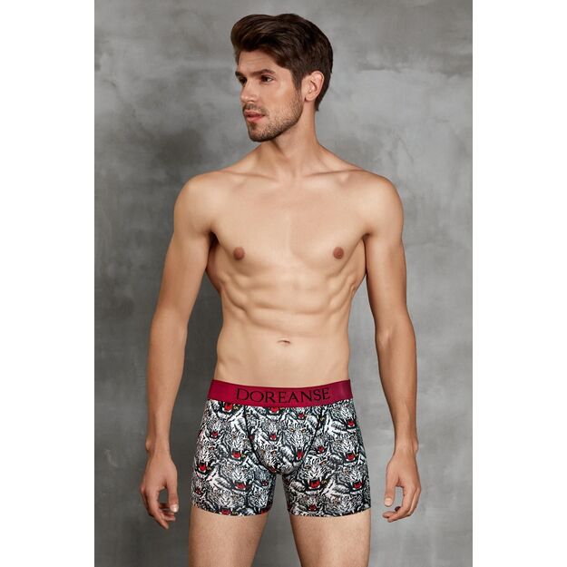 Doreanse Men s Modal Multicolored Printed Bag Normal Leg Boxer 1812