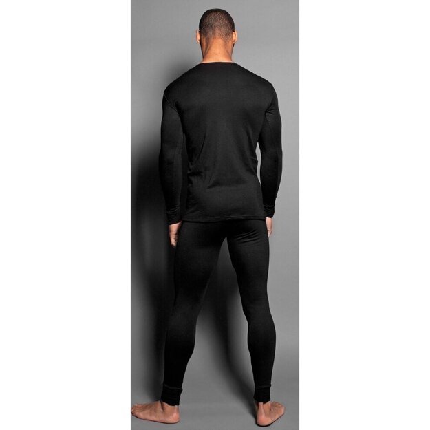 Doreanse S M XL size men s black cotton shirt with long sleeves 8501