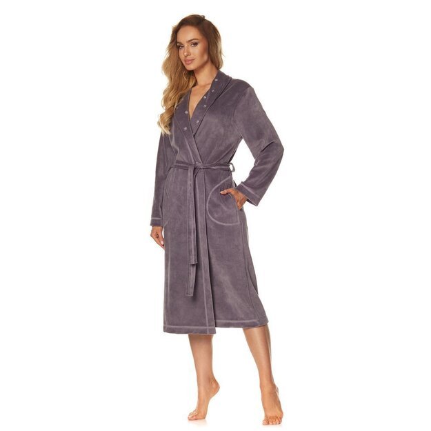 L&amp L -2085 Women s Soft Long Sleeve Bathrobe Extremely light. Full length house robe bathrobe for women