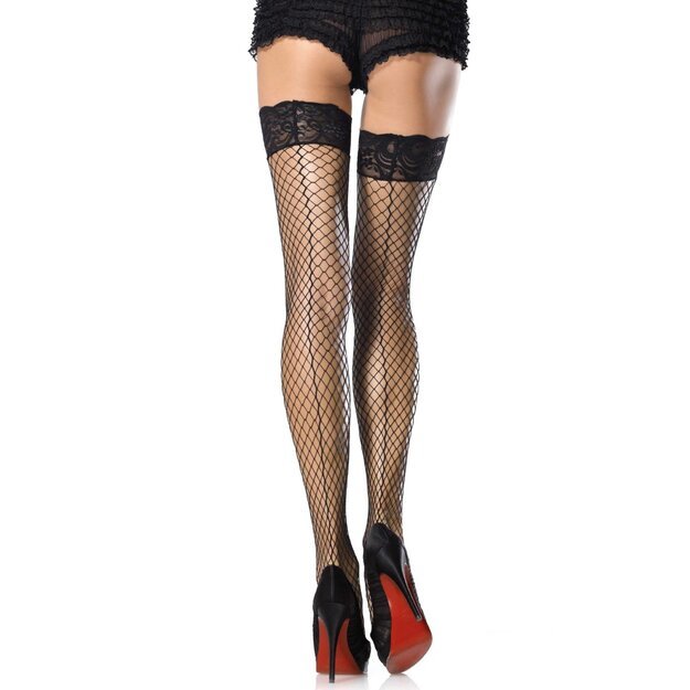 Leg Avenue 9061 Stay Up Lace Top Thigh Highs