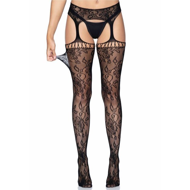 Leg Avenue Fishnet suspender hose