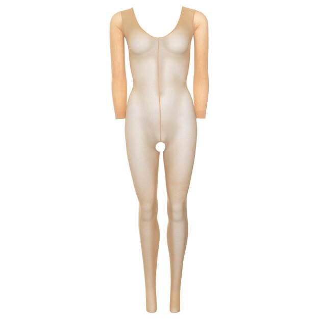 LegAvenue 8297 nude Long Sleeves Bodystocking