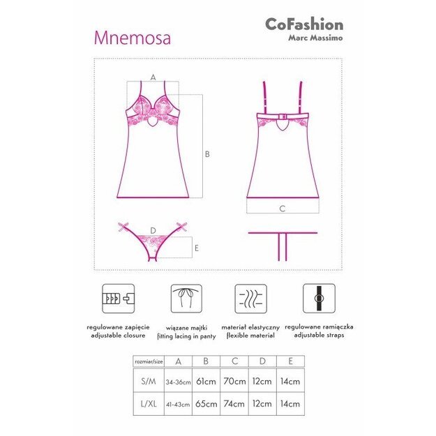 Mnemosa t-shirt night with strings Cofashion