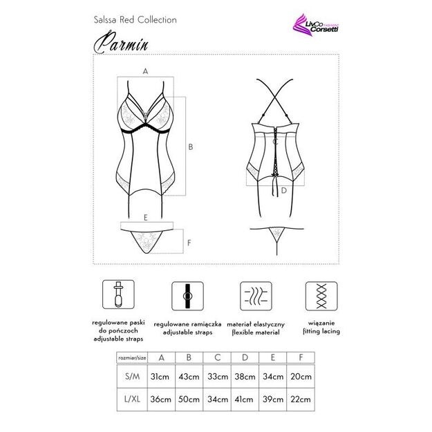 Parmin corset with strings Livia Corsetti