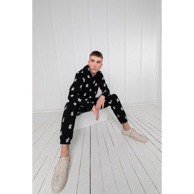 Sofa Killer black men lounge wear with SK logo print