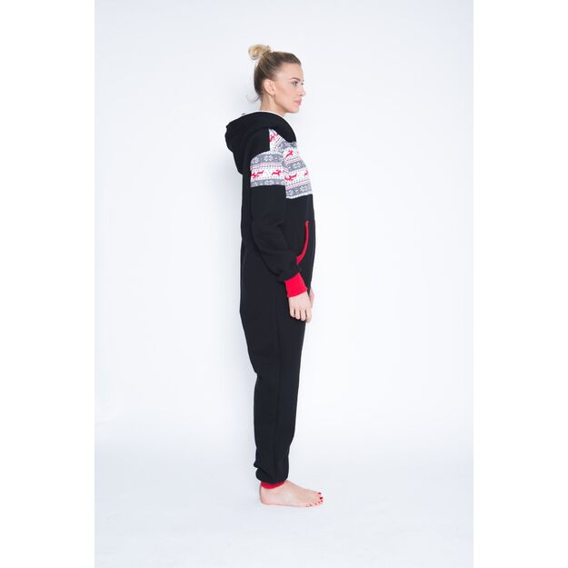 Sofa Killer black onesie with Nordic applications