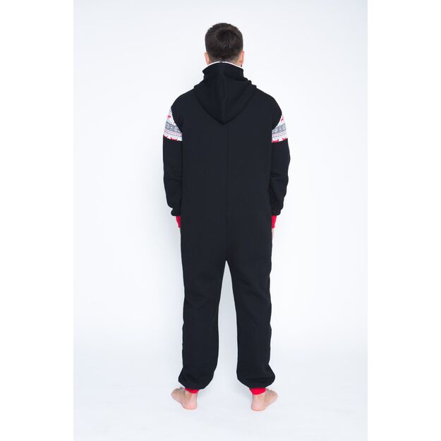 Sofa Killer black onesie with Nordic applications