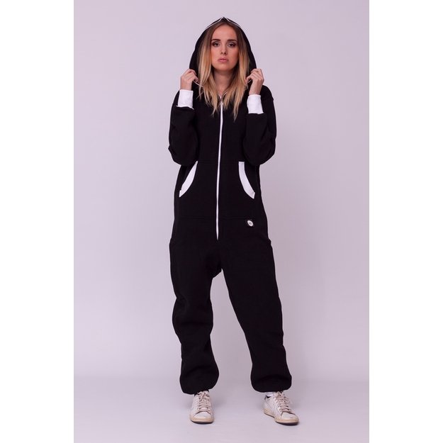 Sofa Killer black onesie with white cuff