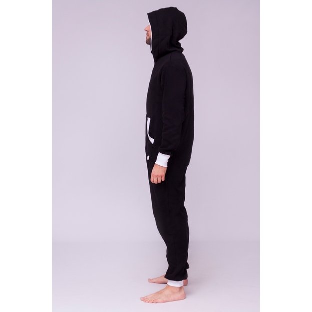 Sofa Killer black onesie with white cuff