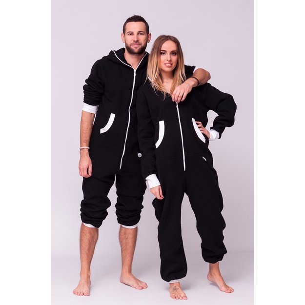 Sofa Killer black onesie with white cuff