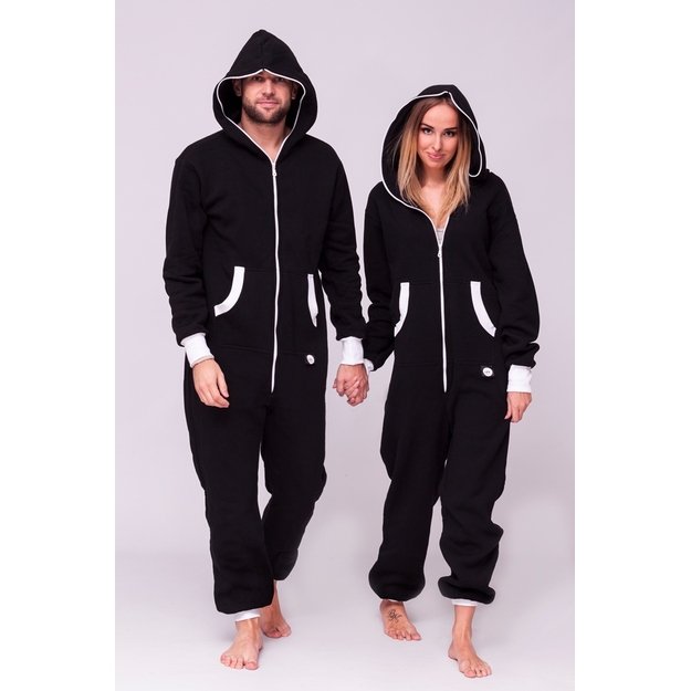 Sofa Killer black onesie with white cuff