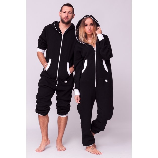 Sofa Killer black onesie with white cuff