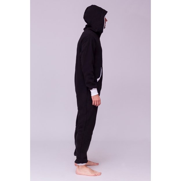 Sofa Killer black onesie with white cuff