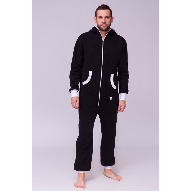 Sofa Killer black onesie with white cuff