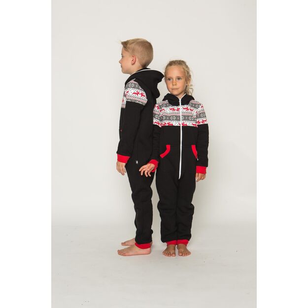 Sofa Killer black unisex kids onesie Nordic