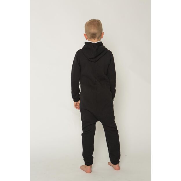 Sofa Killer black unisex kids onesie with black cuffs