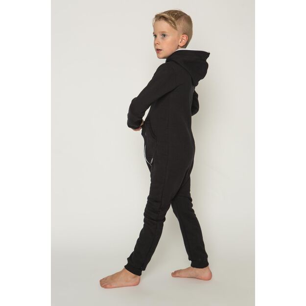 Sofa Killer black unisex kids onesie with black cuffs