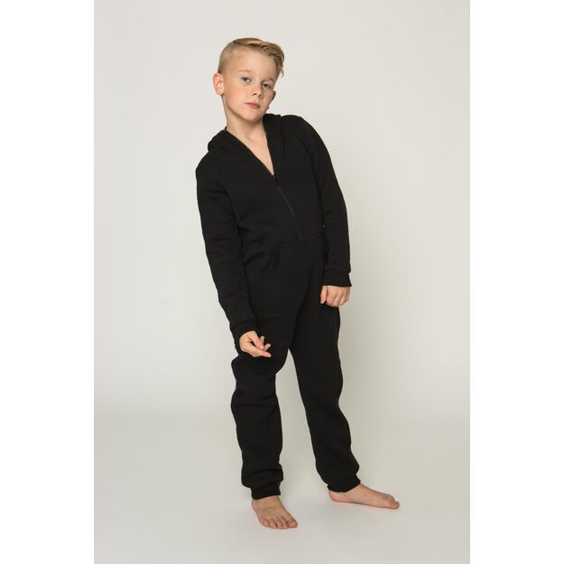 Sofa Killer black unisex kids onesie with zipper in the back