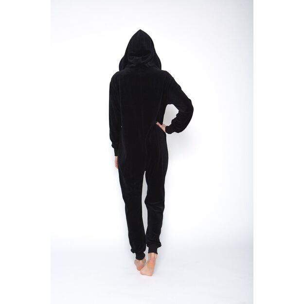 Sofa Killer black velours onesie