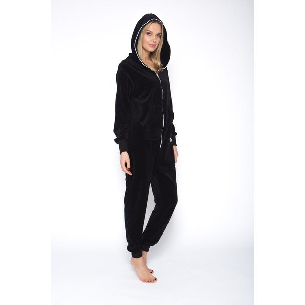 Sofa Killer black velours onesie