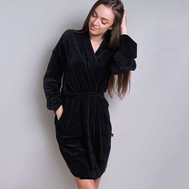 Sofa Killer black velours robe