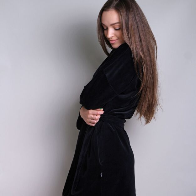 Sofa Killer black velours robe