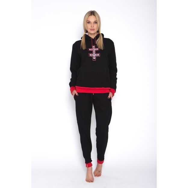 Sofa Killer black women lounge wear with red cuff LTU