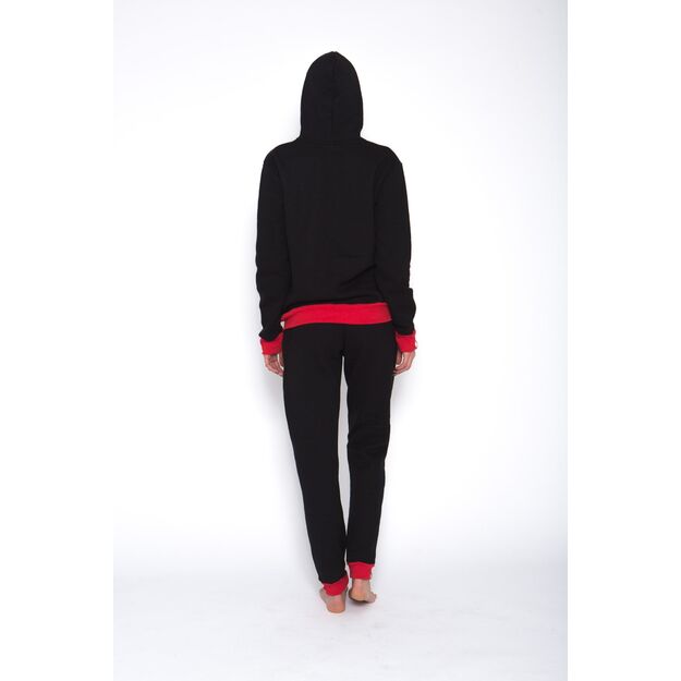 Sofa Killer black women lounge wear with red cuff LTU