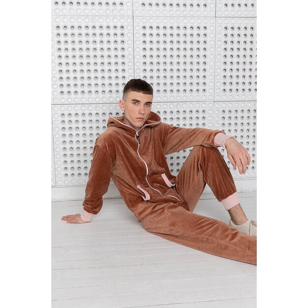 Sofa Killer brown velours men onesie