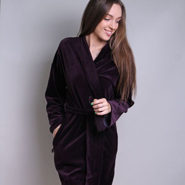 Sofa Killer burgundy velours robe