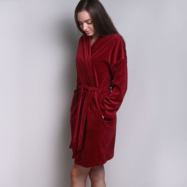 Sofa Killer burgundy velours robe