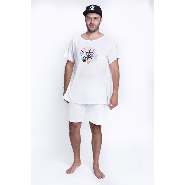 Sofa Killer cotton men s t-shirt with SK logo