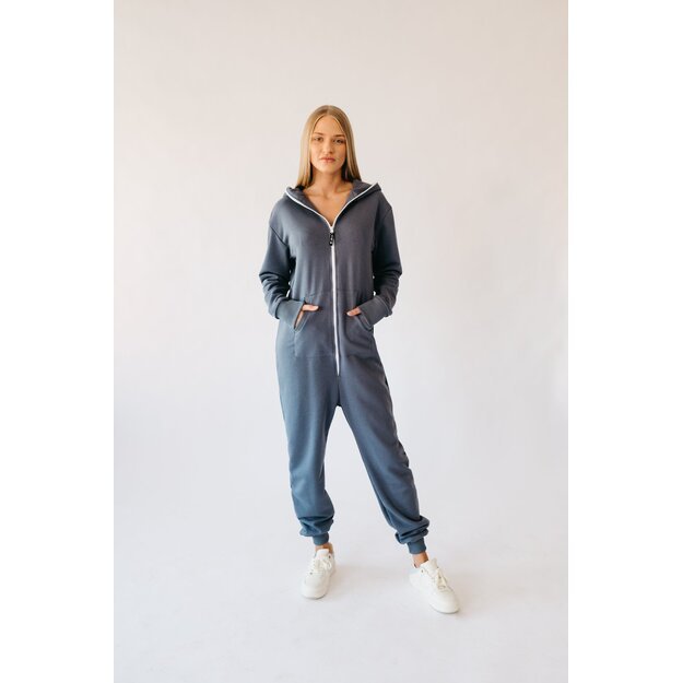Sofa Killer dak grey color women onesie Rock