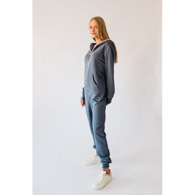 Sofa Killer dak grey color women onesie Rock