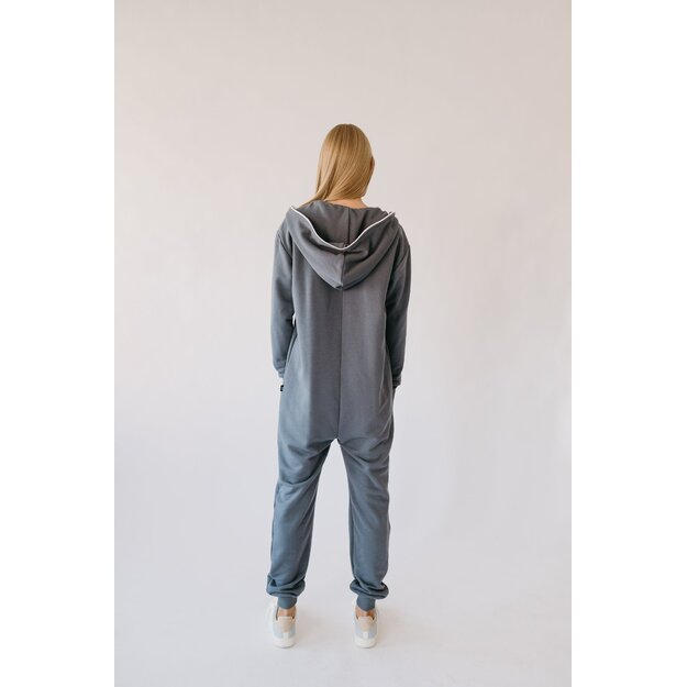 Sofa Killer dak grey color women onesie Rock