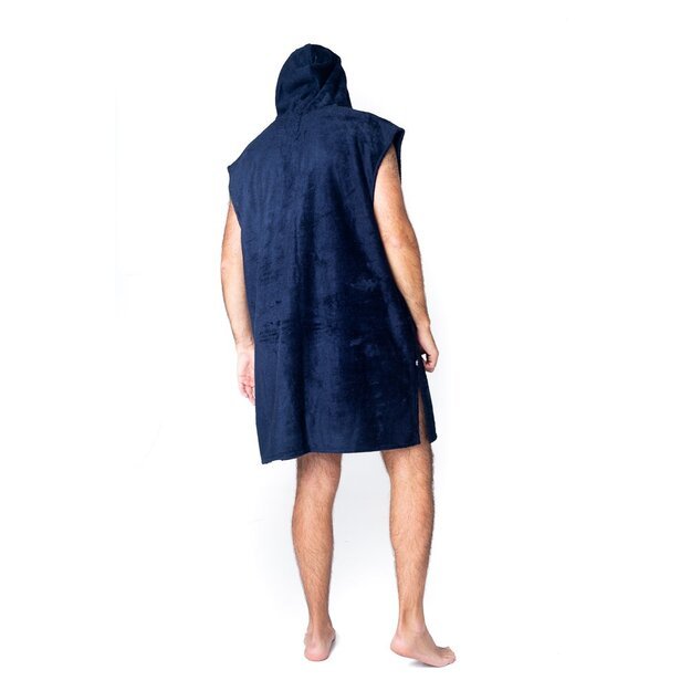 Sofa Killer dark blue bamboo frottee men poncho