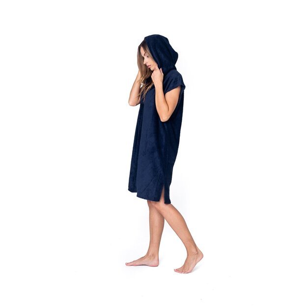 Sofa Killer dark blue bamboo frottee women poncho