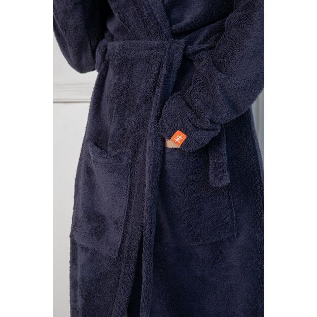 Sofa Killer dark blue bamboo frottee women robe