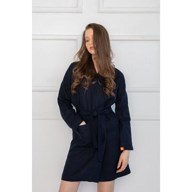 Sofa Killer dark blue linen robe