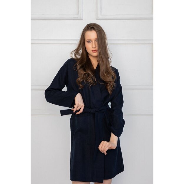 Sofa Killer dark blue linen robe