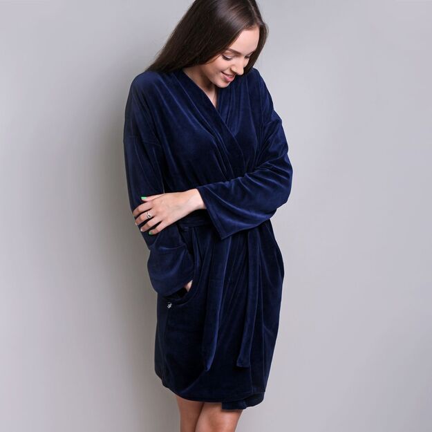 Sofa Killer dark blue velours robe