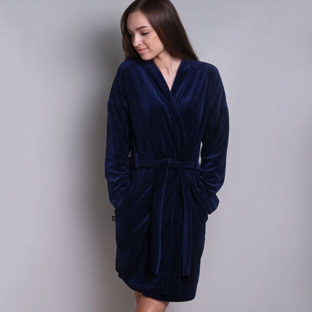 Sofa Killer dark blue velours robe