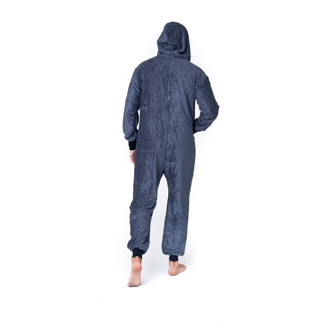 Sofa Killer dark grey bamboo frottee men onesie