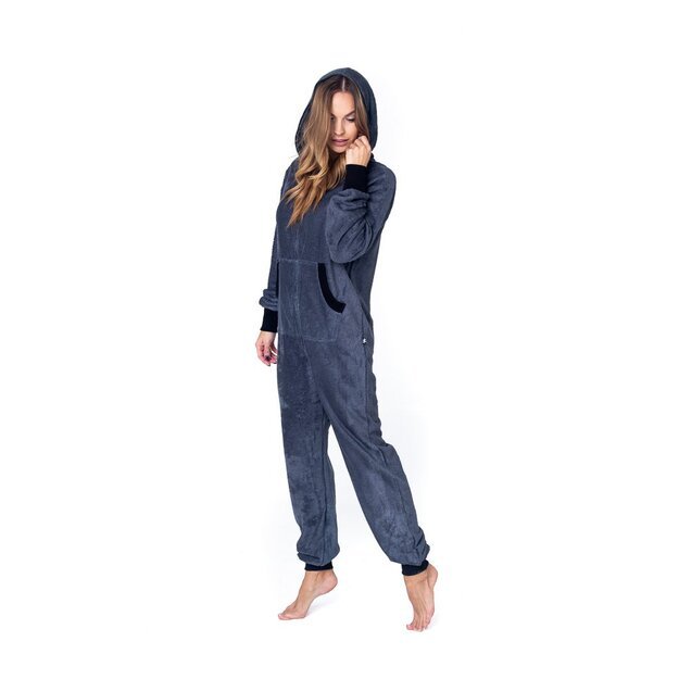 Sofa Killer dark grey bamboo frottee women onesie