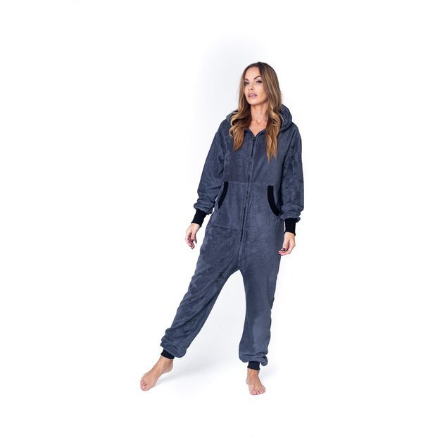 Sofa Killer dark grey bamboo frottee women onesie